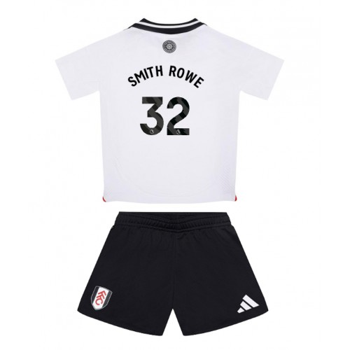 Fotbalové Dres Fulham Emile Smith Rowe #32 Dětské Domácí 2024-25 Krátký Rukáv (+ trenýrky)